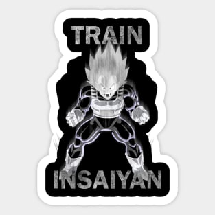 Train Insaiyan Super Saiyan Future Trunks saiyan armor Sticker for Sale by  Wicked Designs
