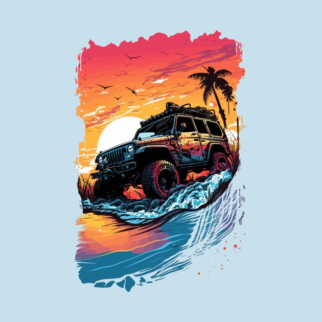 Off-Road Adventure T-Shirt | 4x4 SUV Tee for Outdoor Enthusiasts by Snoe