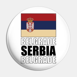 Flag of Serbia Pin