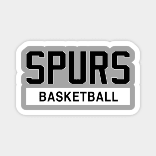 Spurs Basketball Magnet