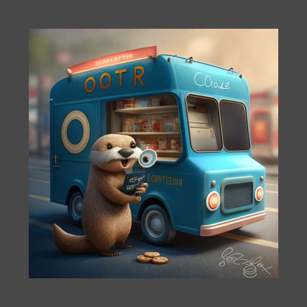 Letter O for Otter Operating their OOTR truck from AdventuresOfSela by Parody-is-King