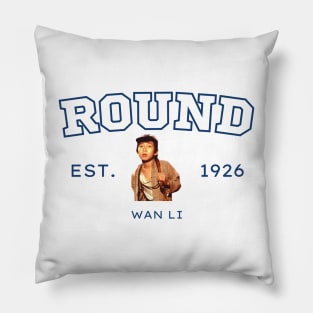 short round college t-shirt • indiana jones and the temple of doom Pillow