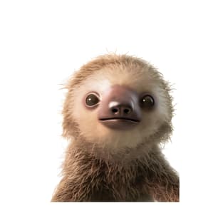 Baby Sloth Art For Nursery Room T-Shirt