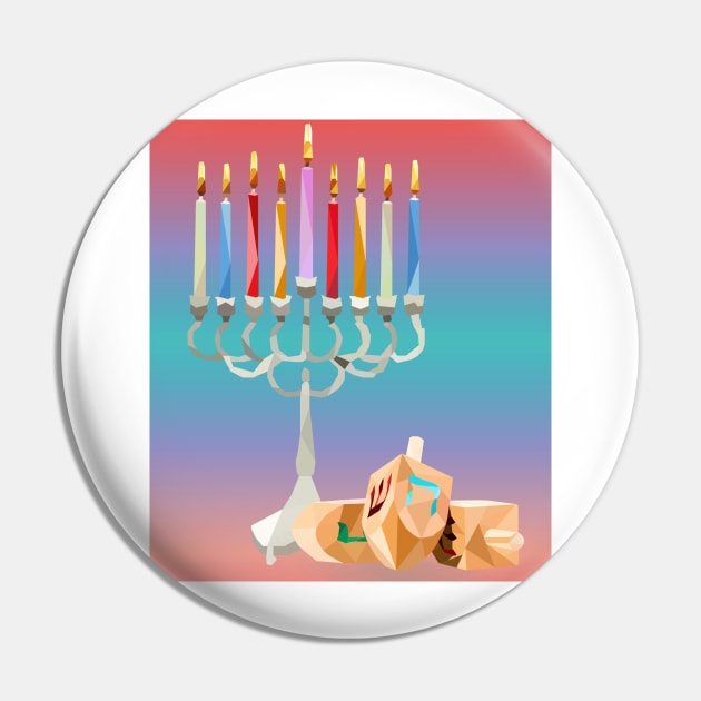 Menorah Pin by jrepkin