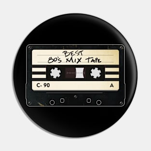 80s Mix Tape Pin