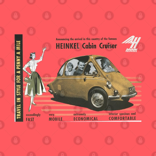 HEINKEL BUBBLE CAR - advert by Throwback Motors