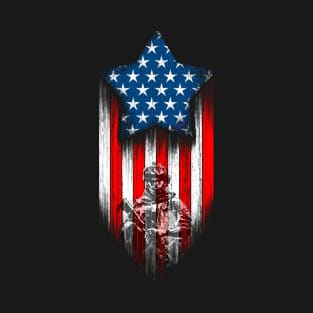 American Hero Stars Stripes RWB T-Shirt