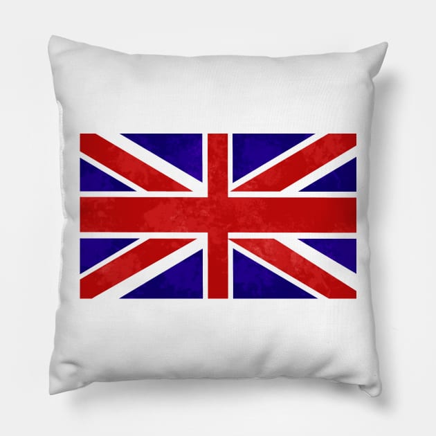 Union Jack Pillow by TeeCupDesigns