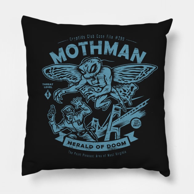 Mothman Pillow by heartattackjack