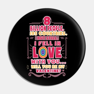 Happy Valentine's Day Pin