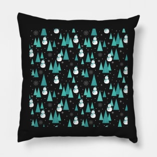 Winter Christmas Pattern Pillow