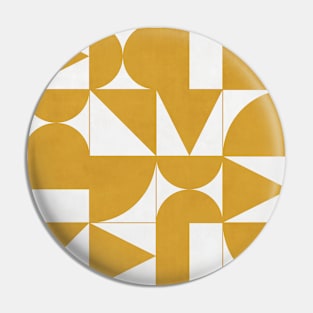 My Favorite Geometric Patterns No.13 - Mustard Yellow Pin