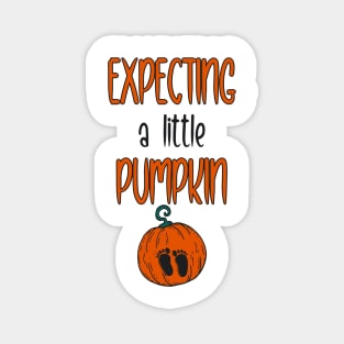 Expecting a little pumpkin Magnet