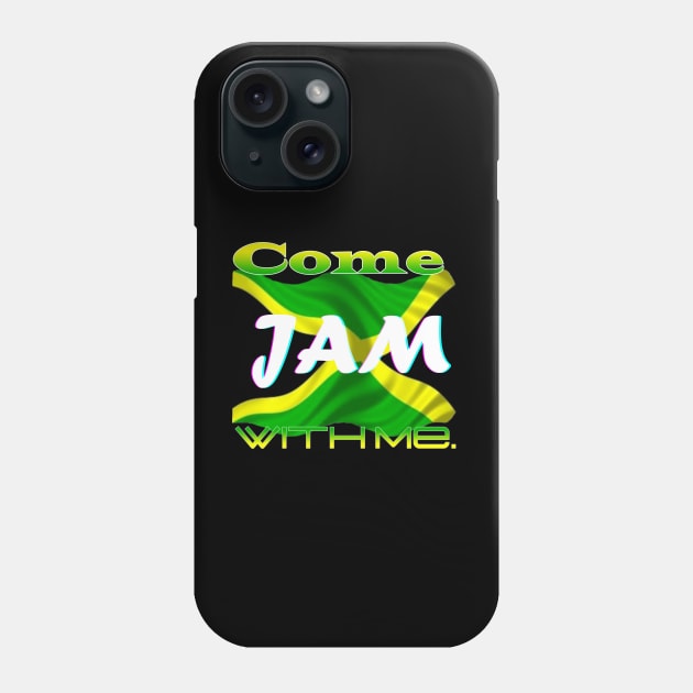 Come Jam With Me Phone Case by Proway Design