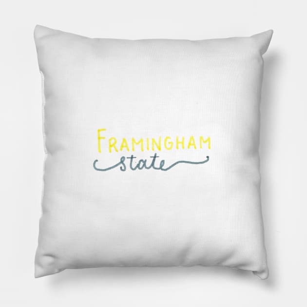 Framingham State University Pillow by nicolecella98