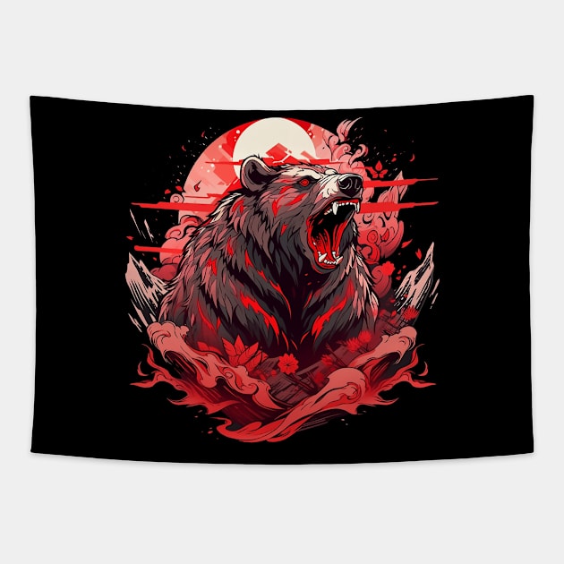 bear Tapestry by skatermoment