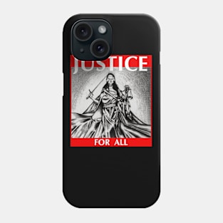 Themis Tee Support Justice T Shirt Trendy Lady Justice Gift Phone Case