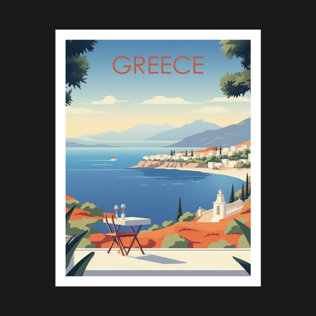 GREECE by MarkedArtPrints