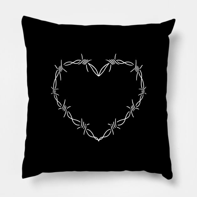 Wire Heart Pillow by olddesigntees