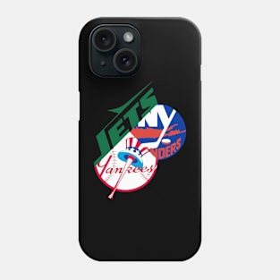 Jets Yankees islanders Phone Case