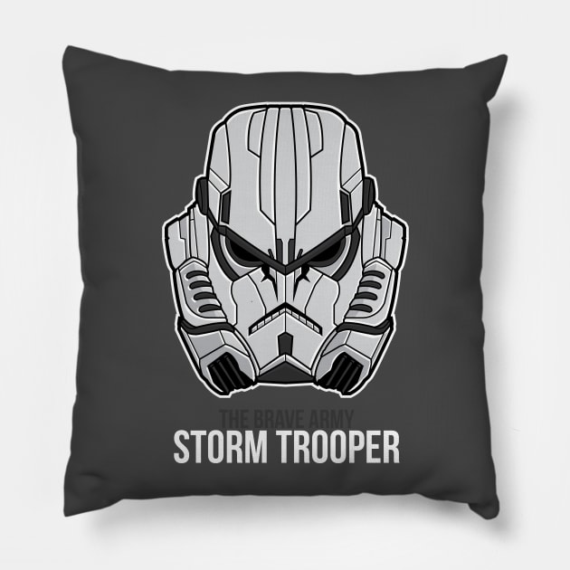 The Brave Army Pillow by RDWN