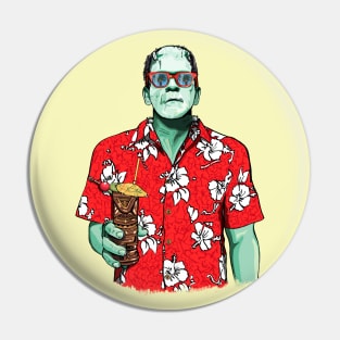 Dr. Frankenstein's Tiki Monster Pin