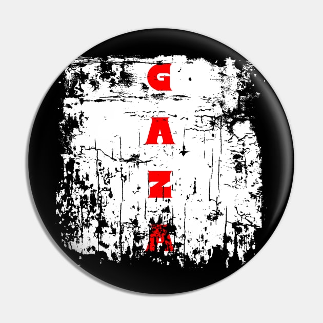 GAZA Pin by DMcK Designs