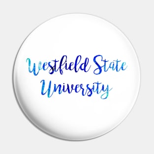 Westfield State University Watercolor Pin