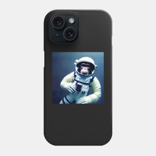 A chimpanzee astronaut Phone Case