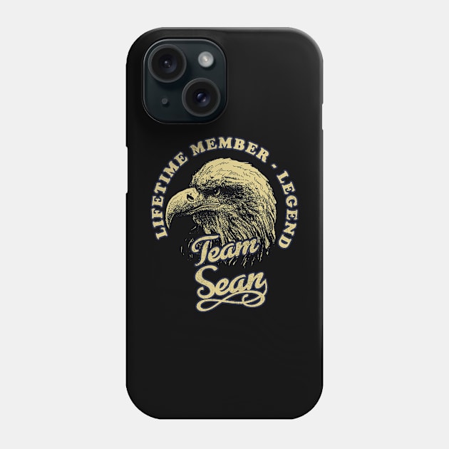 Sean Name - Lifetime Member Legend - Eagle Phone Case by Stacy Peters Art