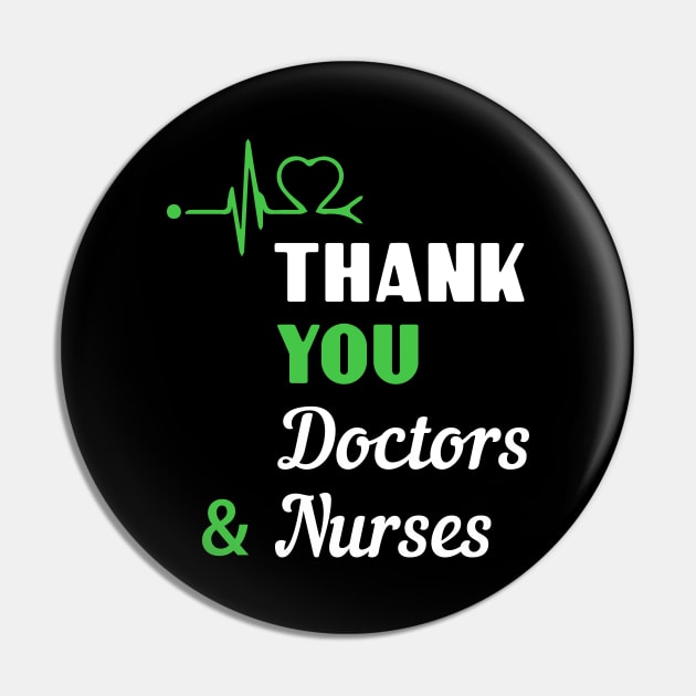 Great Gift To Thank Doctors And Nurses Pin by Parrot Designs