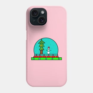 Snowball​ and​ ​snowman Phone Case