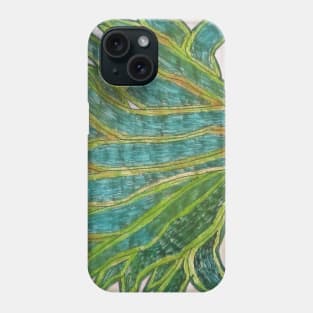 Artistic Colorful Leaves Phone Case