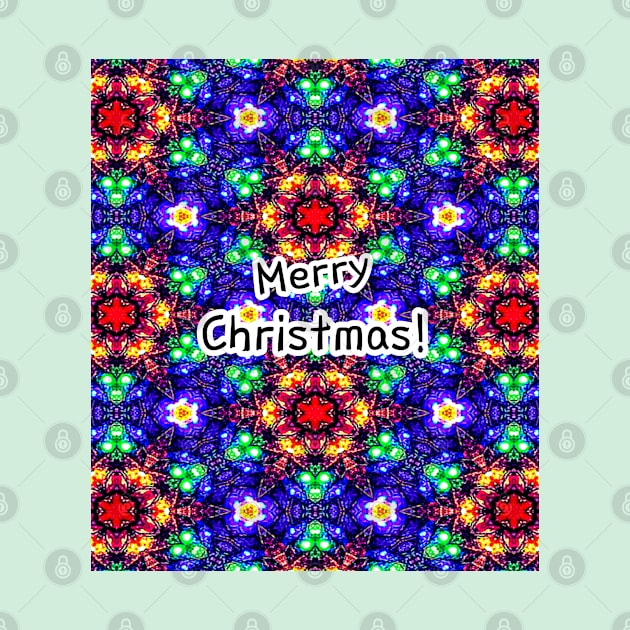 Sparkling Christmas tree pattern. by PatternFlower