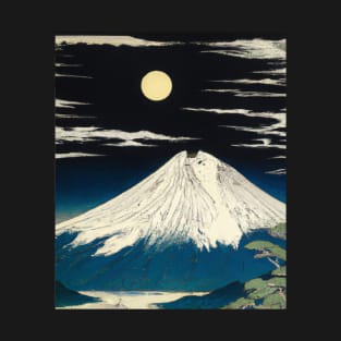 Uikyo E Japanese Mount Fuji T-Shirt