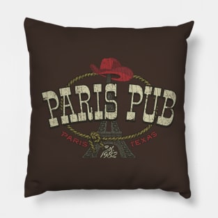 Paris Pub 1982 Pillow