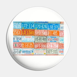 Vehicle rego plates Pin