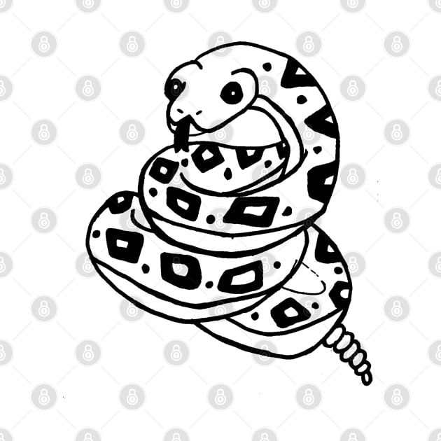 Inktober Snake - Large Design by Aeriskate