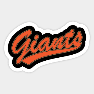 Vintage NY Giants Baseball Retro Logo - Distressed Version Pin