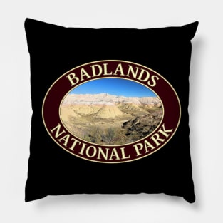 Yellow Mounds at Badlands National Park in South Dakota Pillow