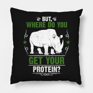 Where Do You Get Your Protein? Pillow