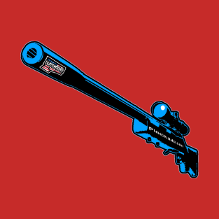 Punchado Sniper Rifle Blank Text, v. Code Light Blue T-Shirt