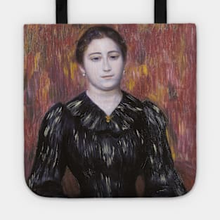 Portrait of Mme. Paulin by Auguste Renoir Tote