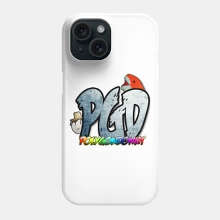 Polygon Donut - Layout 2 - BW / color text with Avatar & Sharky Phone Case