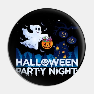 Halloween Party Night tee design birthday gift graphic Pin