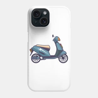 Vespa Scooter Vector Phone Case