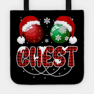 Funny Chest Nuts Couples Christmas Chestnuts Tote