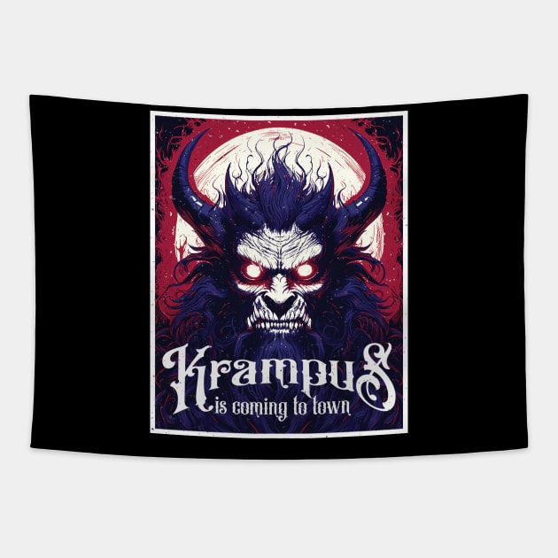 Krampus Tapestry by Don Diego