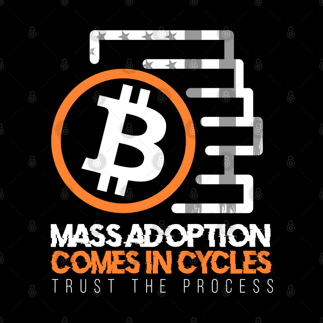 Mass adoption comes in cycles quote by MEME ART