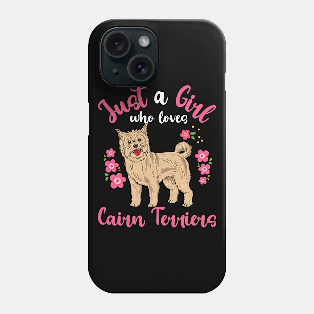 Cairn Terrier Dog Lover Phone Case by CreativeGiftShop